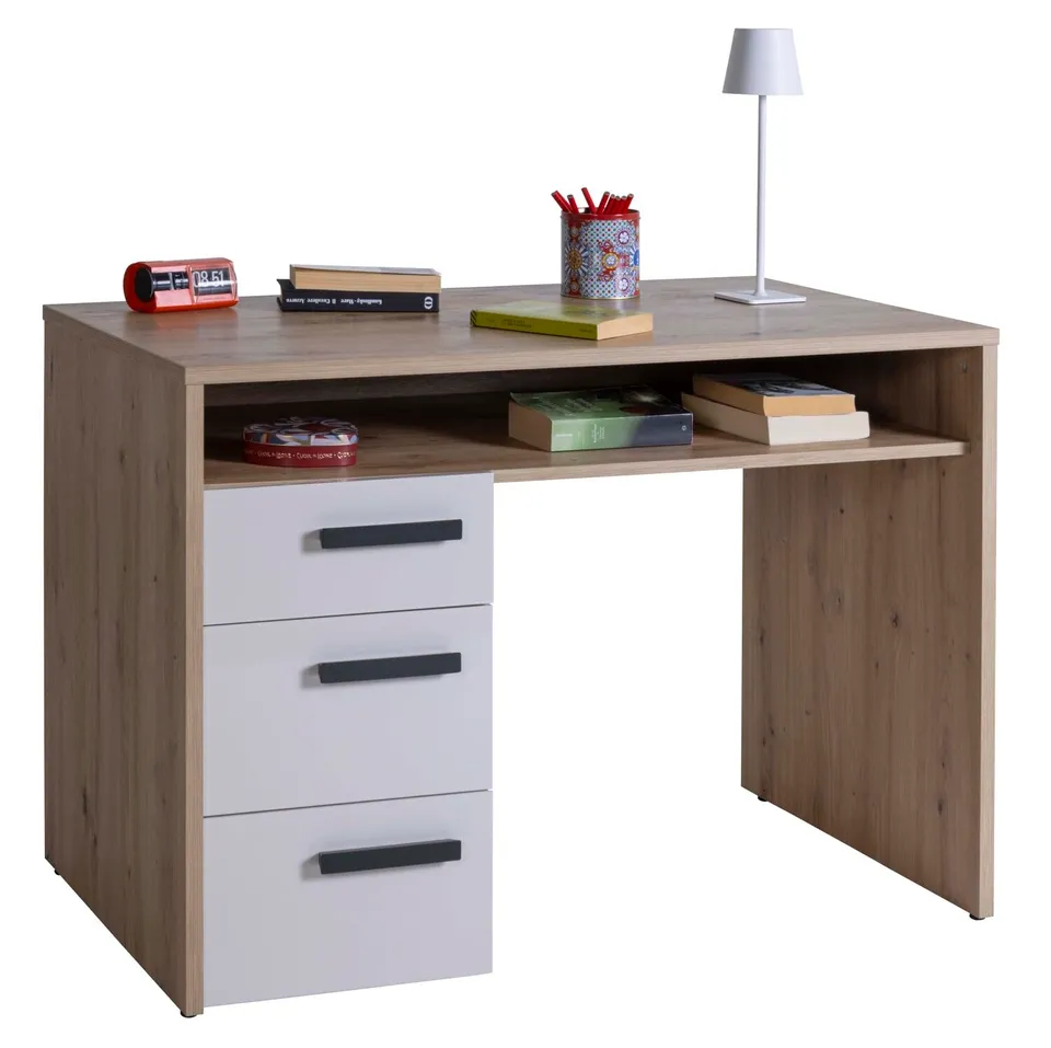 Composad MiPiace scrivania 3 cassetti rovere mielato cashmere