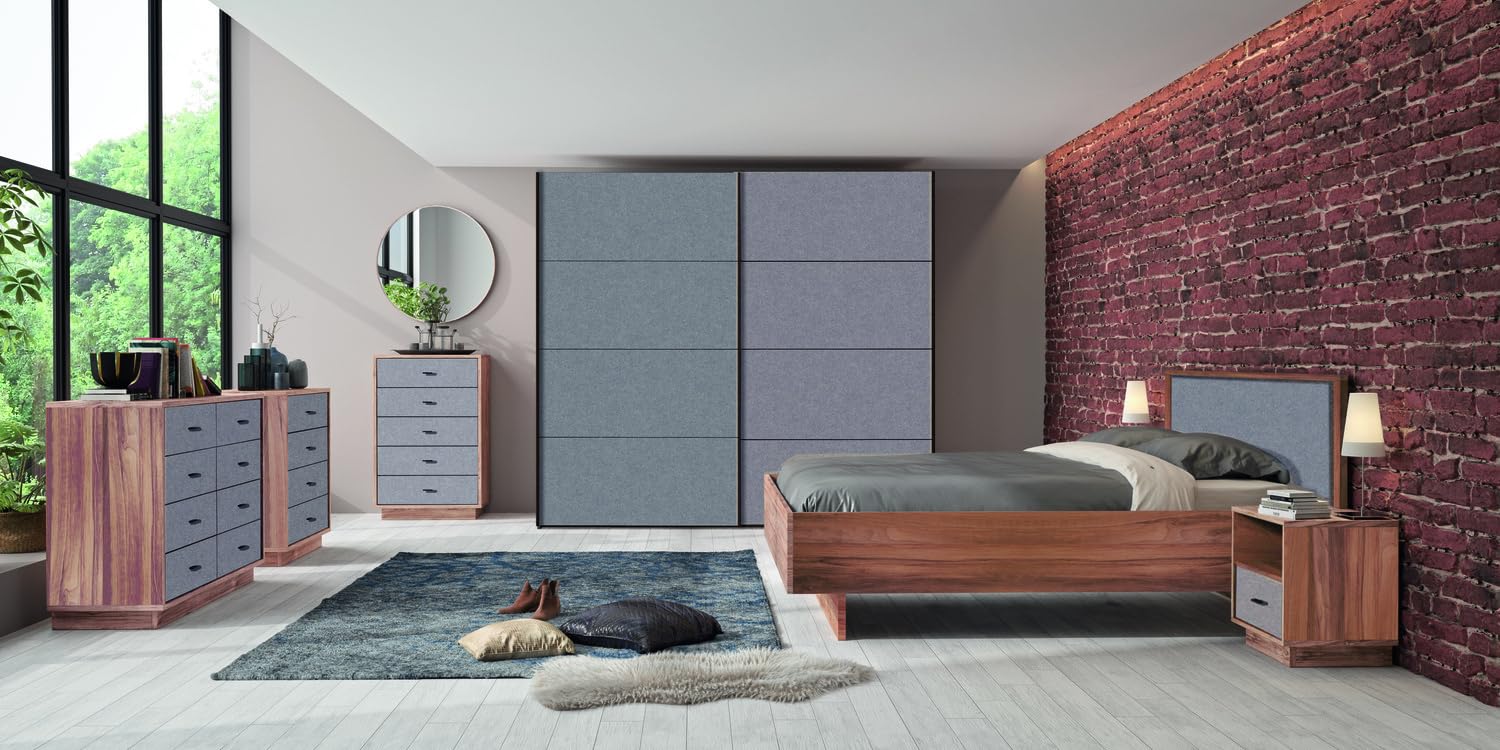 Composad Systema 200x223x67 armadio 2 ante scorrevoli rovere bianco