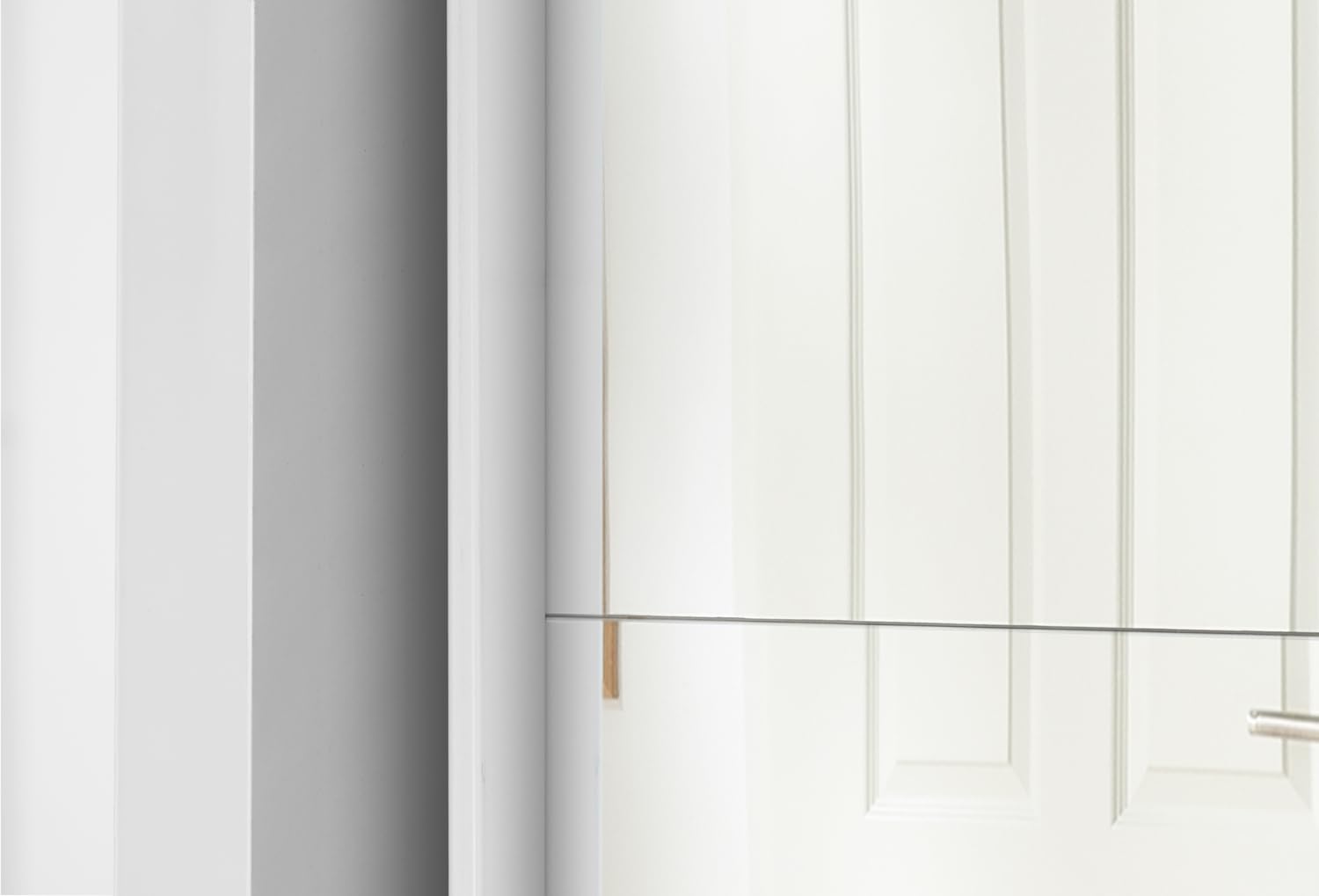 Composad Systema 150x223x67 armadio 2 ante scorrevoli bianco specchio