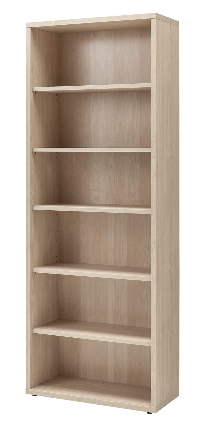 Composad Davinci libreria alta rovere 82x218cm 5 ripiani