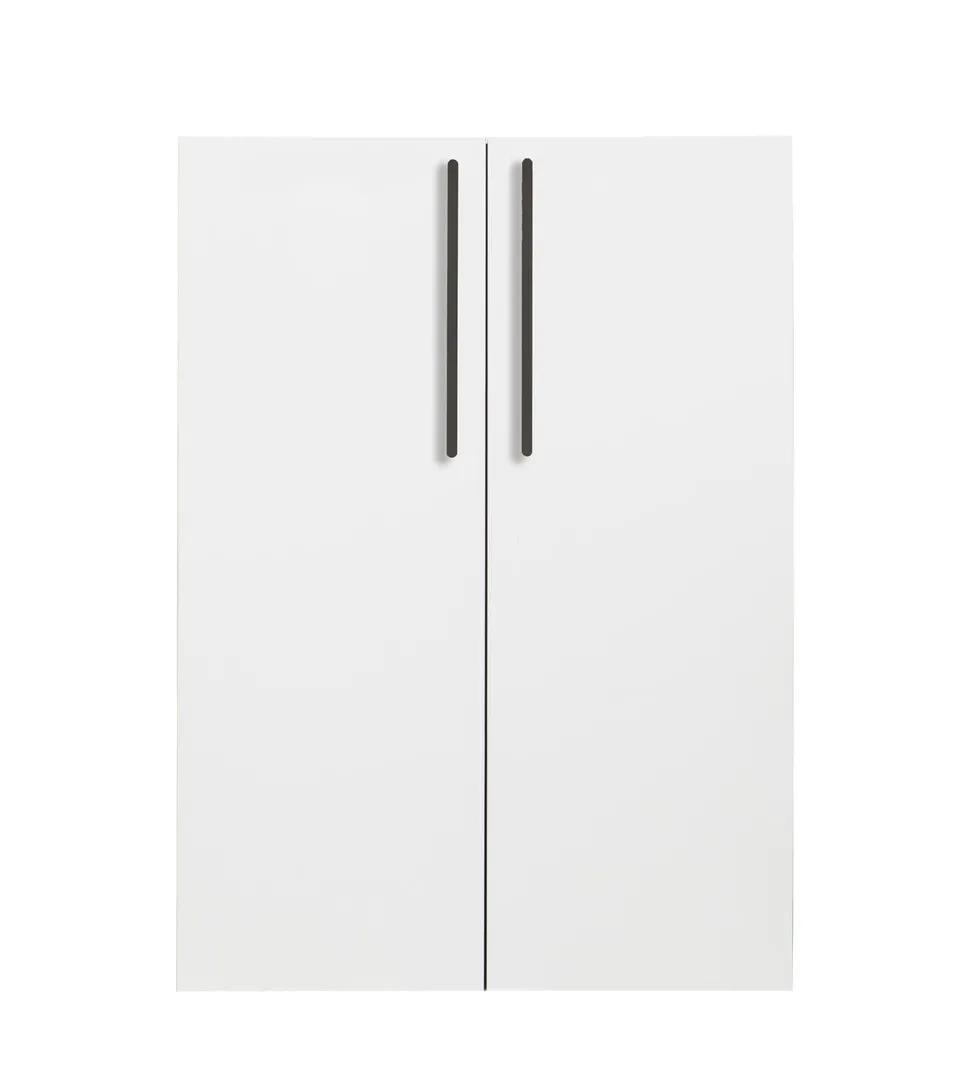 Composad Rilega coppia ante libreria bianco laccato