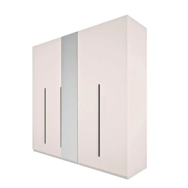 Composad Favorita armadio 5 ante con specchio grigio