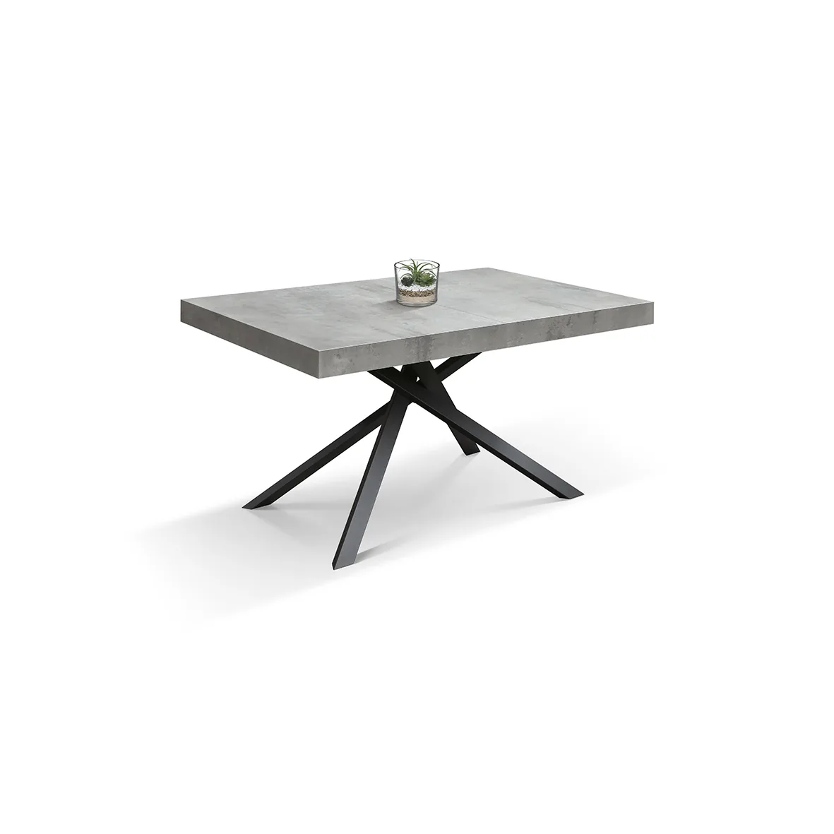 EPOCANTICA Elise Gambe Incrociate Nere tavolo 140 cm