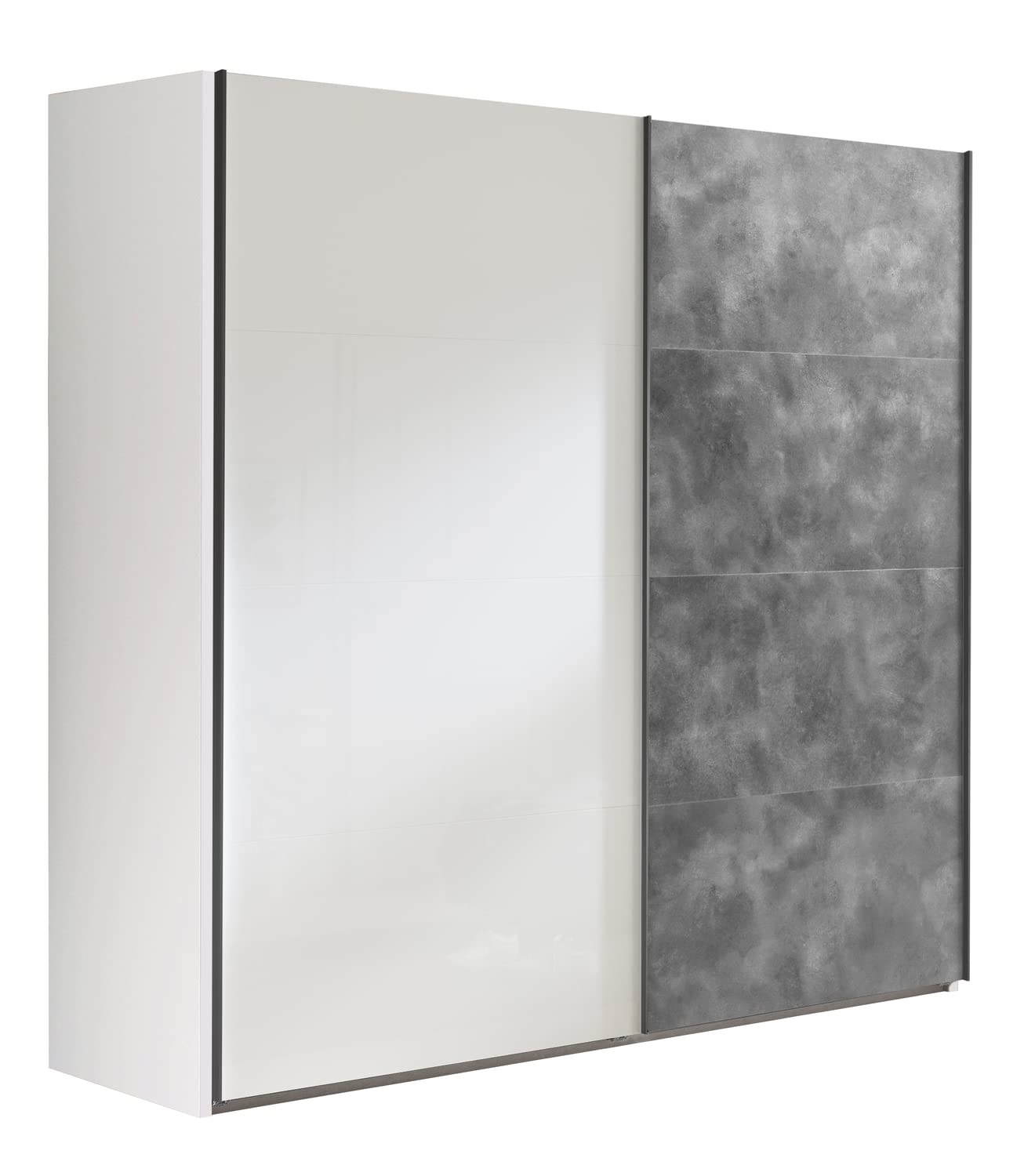 Composad Systema armadio 2 ante scorrevoli 250 cm bianco grigio