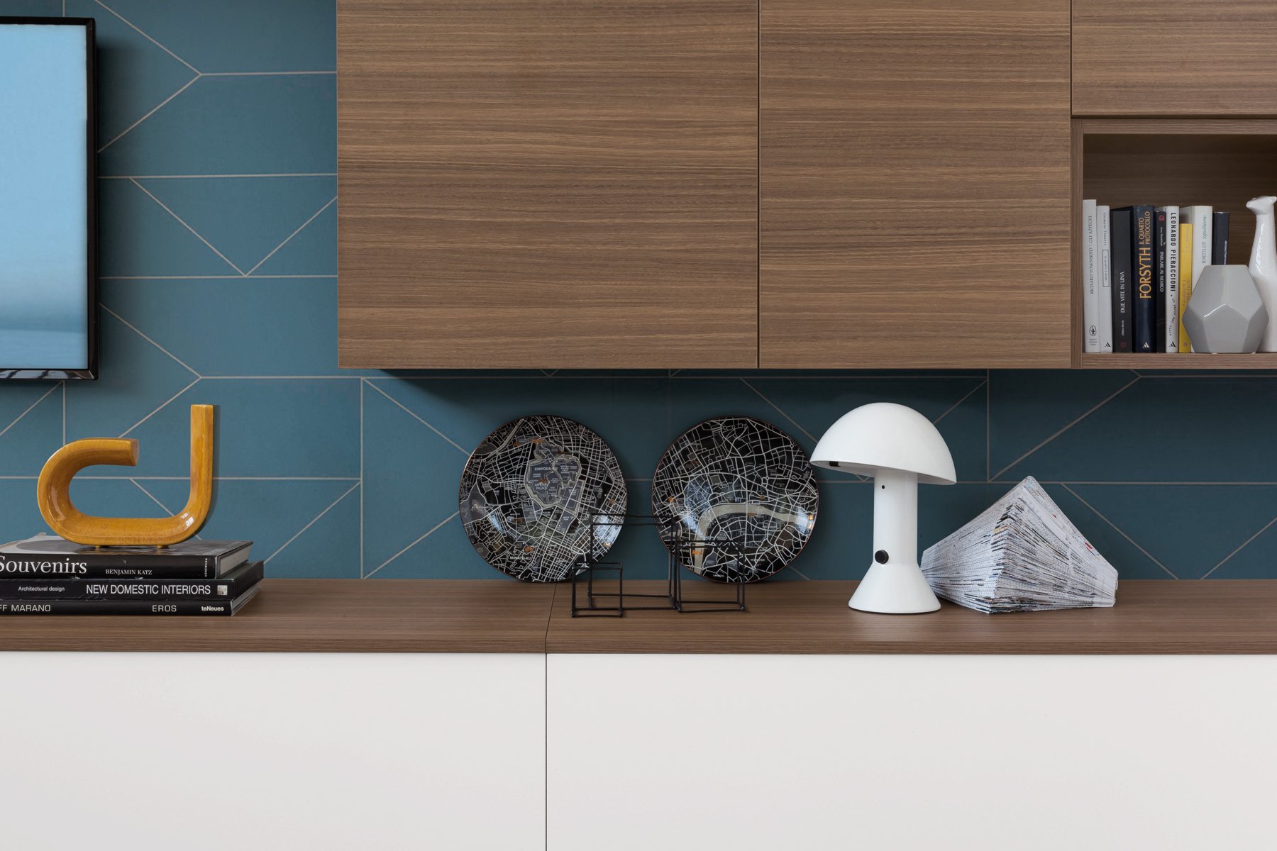 S75 Spot Chloè Cucina Eucalipto Bianco Opaco