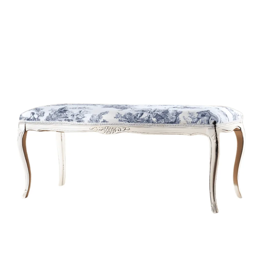 Epocantica Siria Panchetta Imbottita 104,5 cm Legno