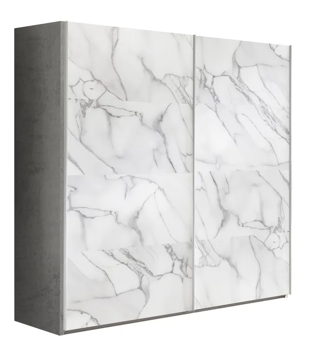 Composad Systema armadio 2 ante scorrevoli 250 cm cemento marmo
