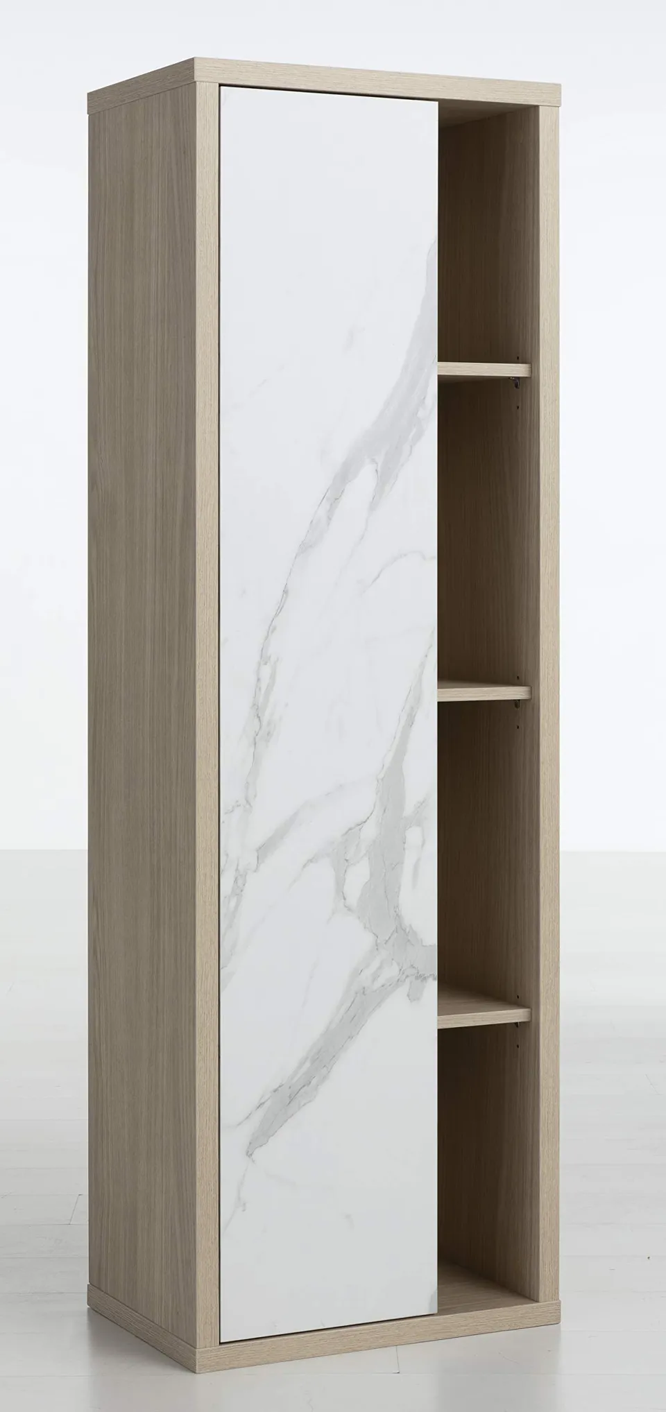 Composad Ladama Pensile Bagno 1 Anta Rovere Marmo