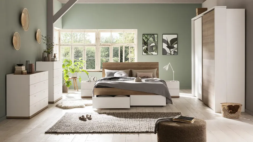 Composad Passacor camera da letto 6 mobili rovere e bianco