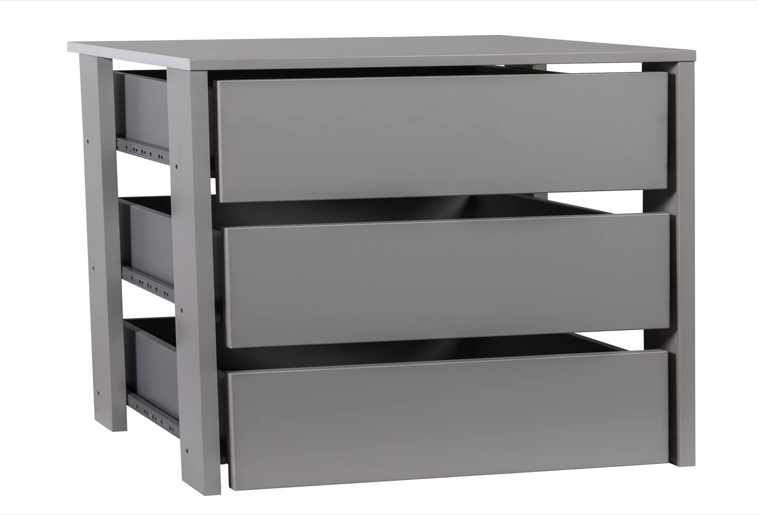 Composad Cassettiera Interna Armadio Grigia 96,4 cm 3 Cassetti