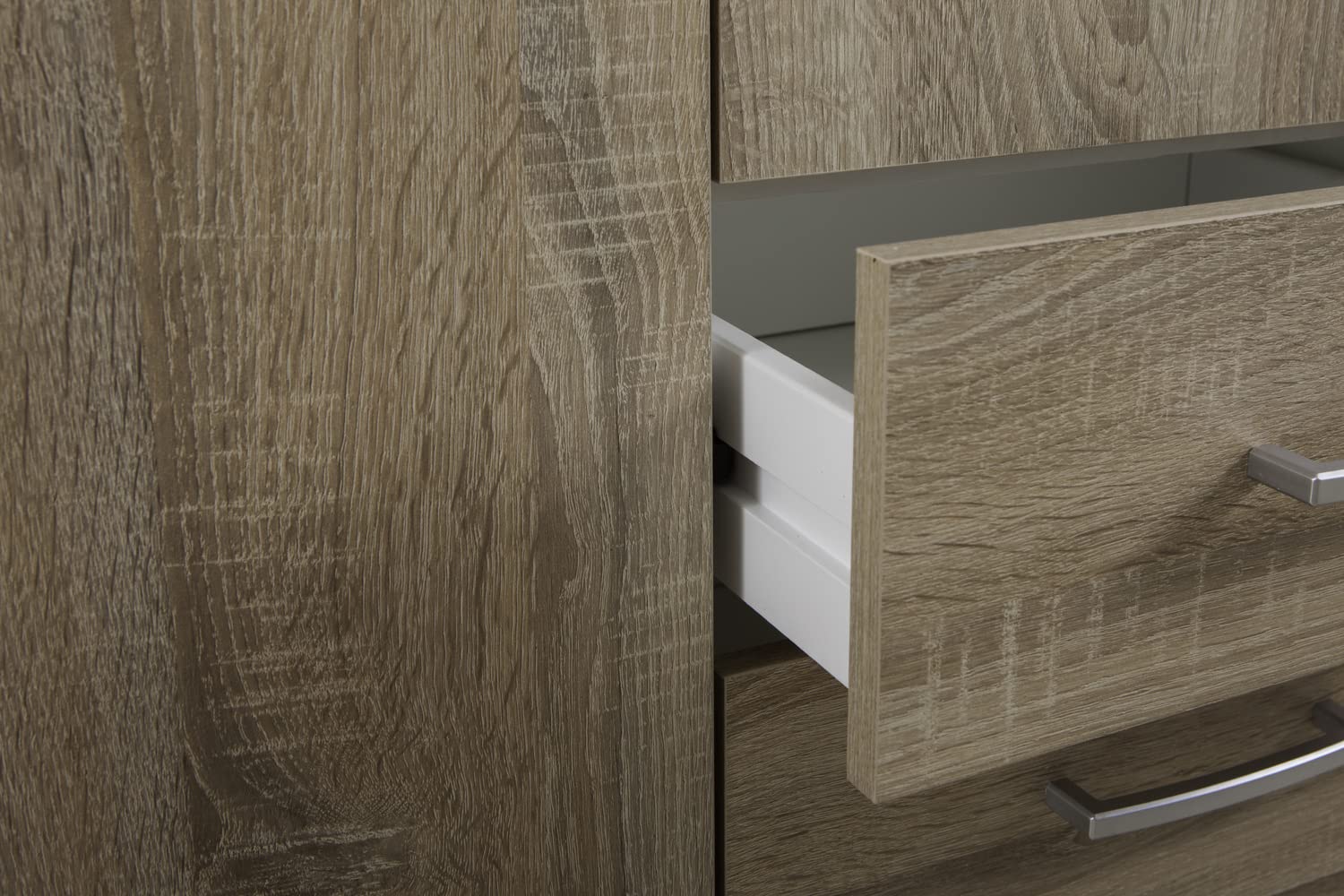 COMPOSAD Facile armadio 3 ante 2 cassetti rovere sonoma