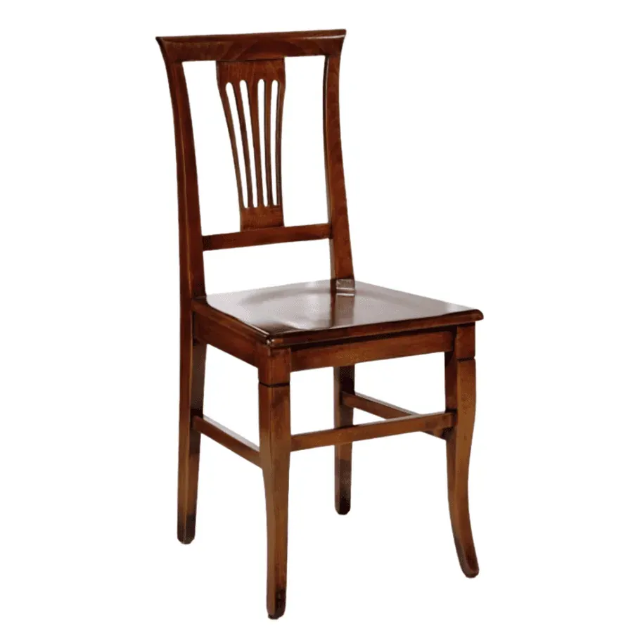 Epocantica Ferrarese sedia legno 43 cm seduta massello