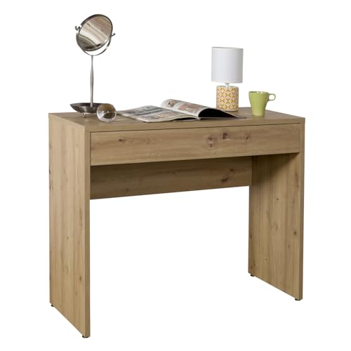Composad Espresso scrivania consolle 1 cassetto rovere 100 cm