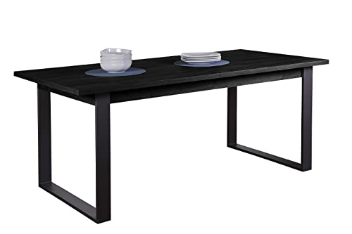 Composad Vitruvia tavolo allungabile 8-10 posti nero 180 cm