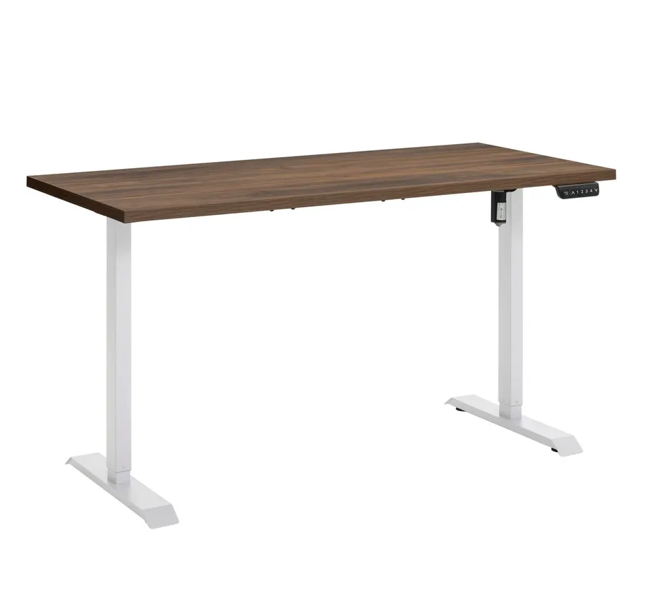 Composad Energia scrivania elettrica 150x69 noce brera bianco
