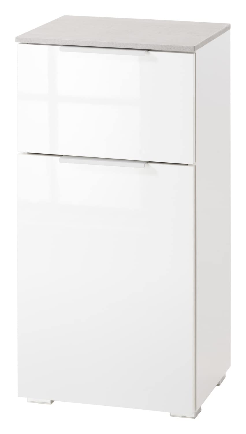 Composad Galaverna Specchiera 2 Ante 70 cm cemento bianco