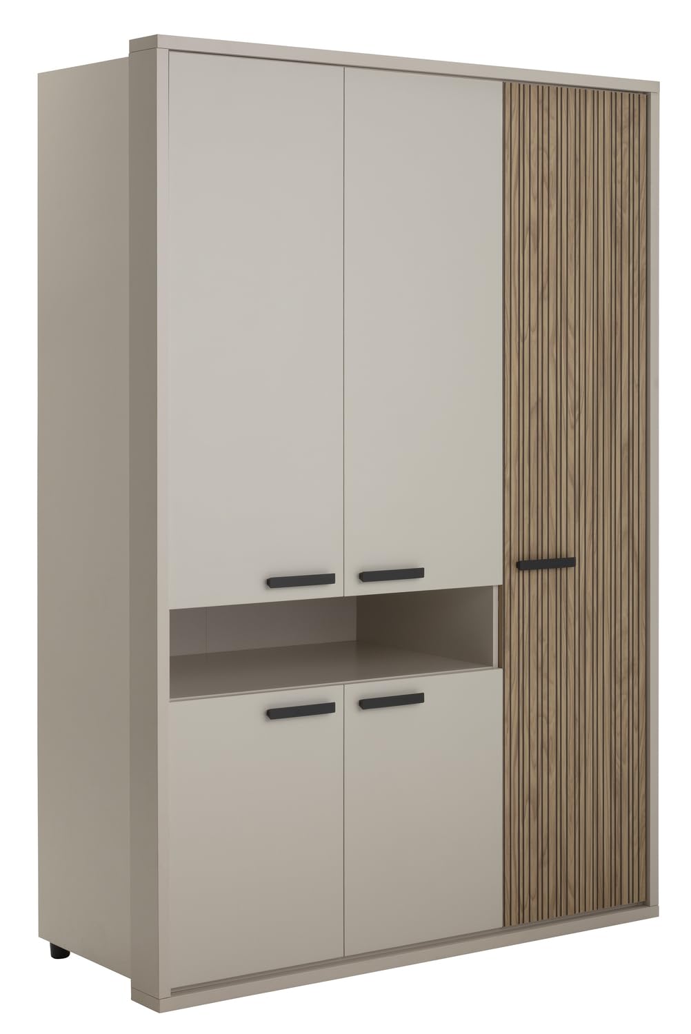 Composad Bravo 5 Ante 1 Vano Armadio Grigio Cashmere 147 cm