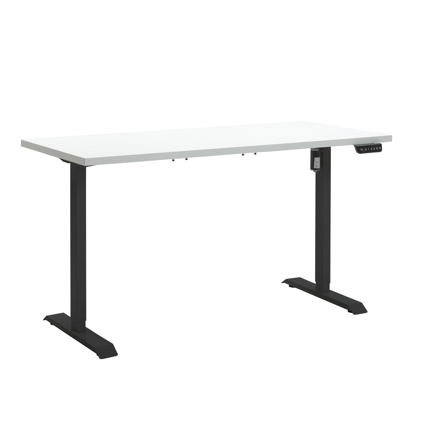Composad Energia scrivania elettrica 150x69 bianco laccato nero