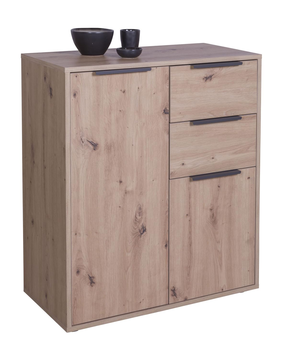 Composad Espresso mobile 2 ante 2 cassetti 72x88x35 cm rovere miele