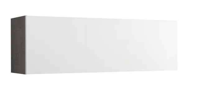 Composad Modello Pensile Orizzontale 110x35 Bianco e Cemento