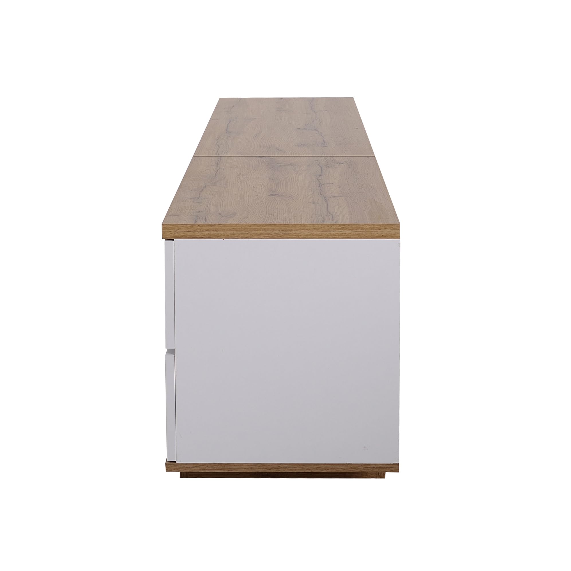 Dolamaní mobile TV bianco 180 cm 5 ante legno