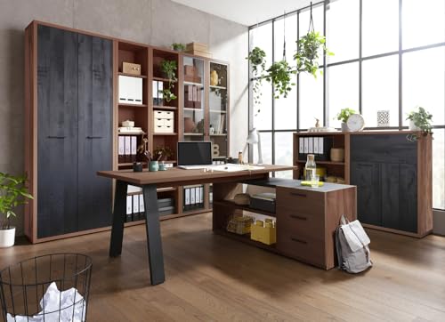 Composad Davinci Brera mobile contenitore 2 ante noce nero