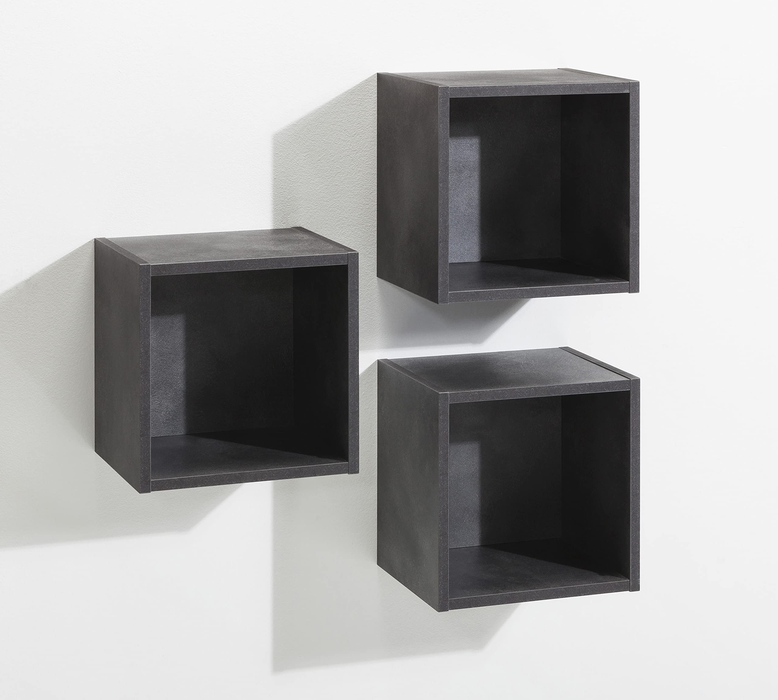 Composad Vittoria Soggiorno Completo 4 Mobili Rovere Grigio
