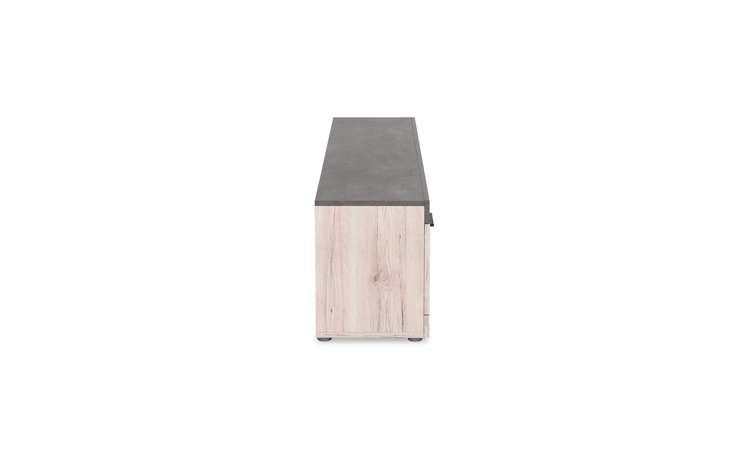 Iperbriko mobile porta TV 2 ante rovere ossido 130 cm