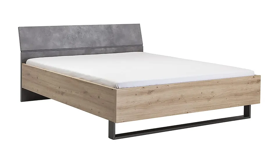 Composad Lafabrica King Size letto matrimoniale rovere miele grigio
