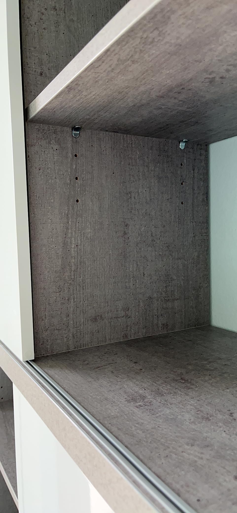 COMPOSAD Disegno Libreria Alta 5 Ripiani Bianco Laccato 44 cm