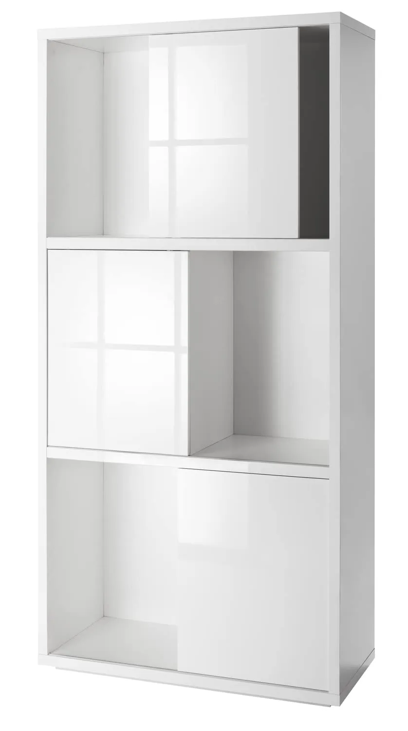 Composad Privilegio Libreria Alta 3 Ante Scorrevoli Bianco