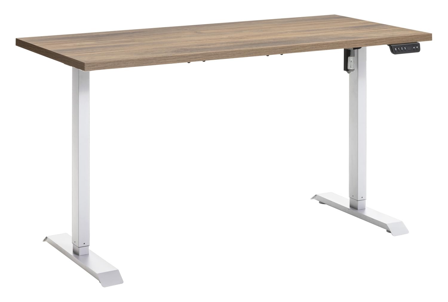 Composad Energia scrivania regolabile 150x69 noce brera elettrica