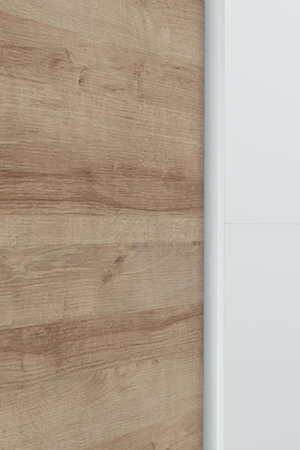 Composad Systema Armadio 2 Ante Scorrevoli Rovere Bianco 200 cm