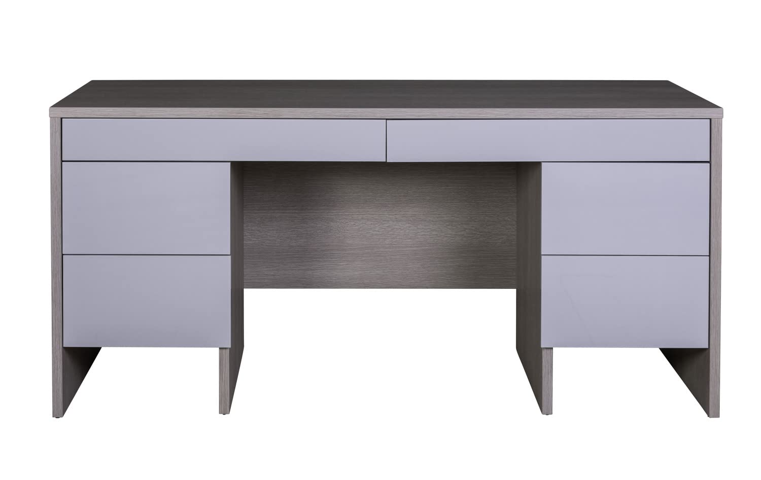 Composad Columbia scrivania 6 cassetti rovere glamour