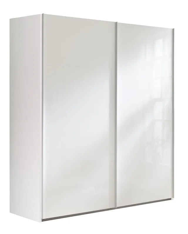 Composad Systema armadio 2 ante scorrevoli 200 cm bianco laccato