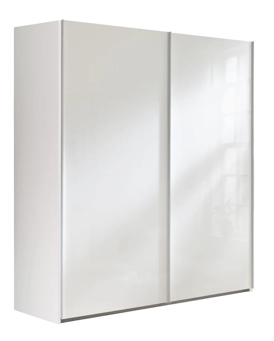 Composad Systema armadio 2 ante scorrevoli 200 cm bianco laccato