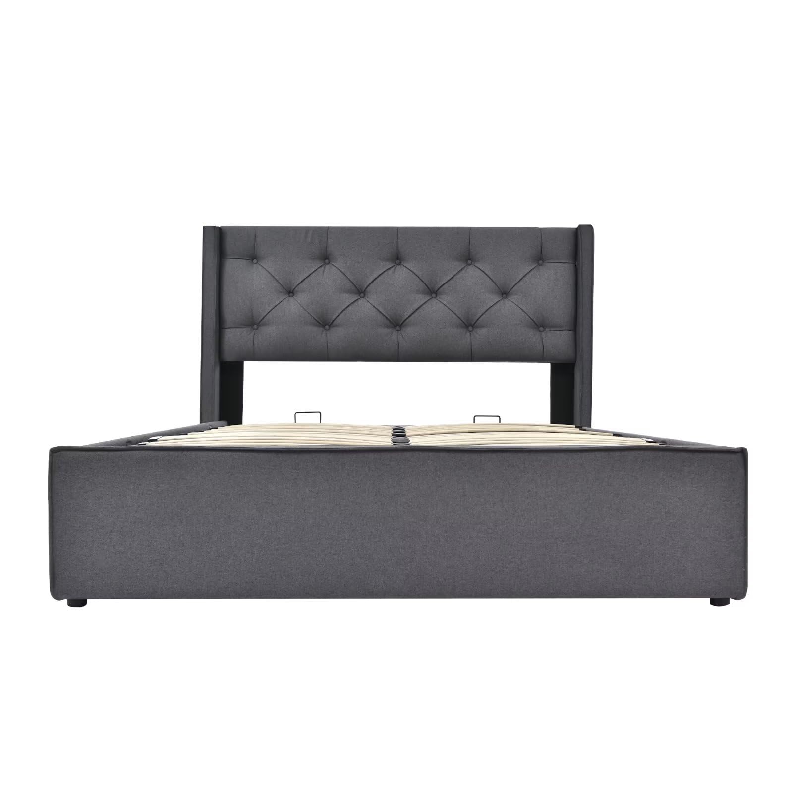 Dolamaní Letto contenitore 140x200 grigio con rete
