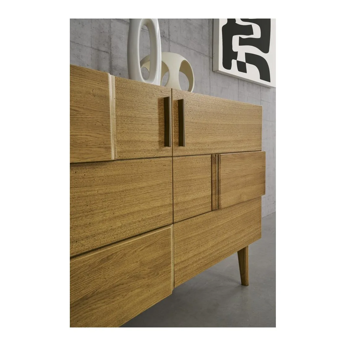 Epocantica Credenzina 2 Porte 140 Rovere Bassa Arte Povera