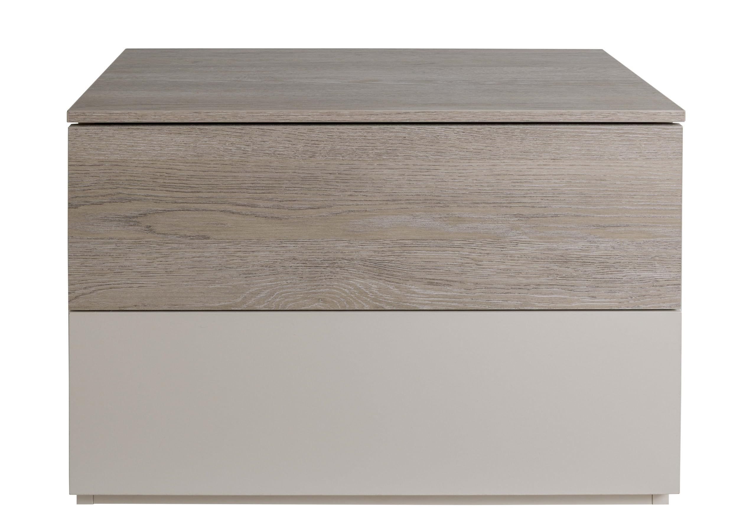 Composad Favorita comodino 2 cassetti rovere gessato cashmere