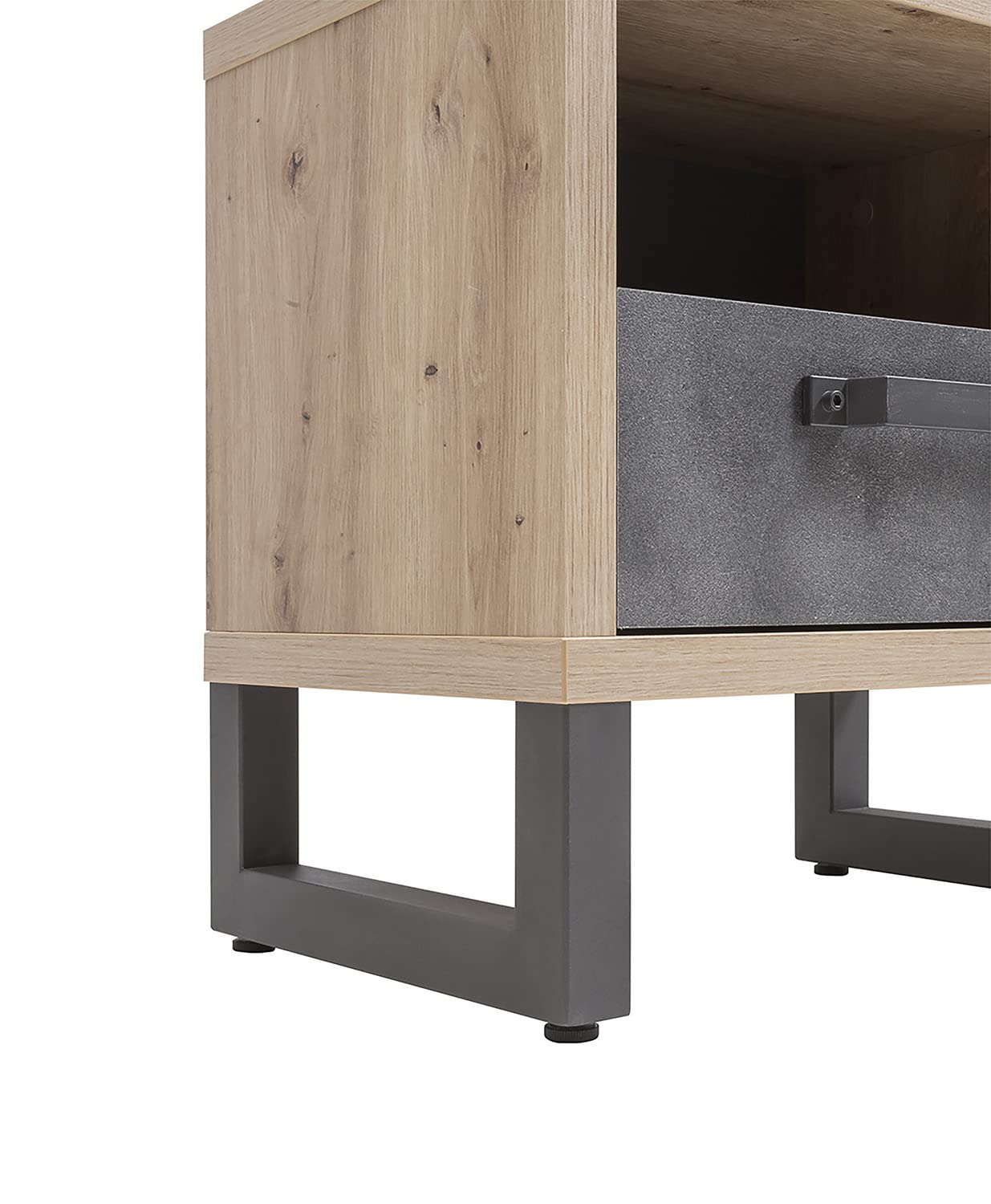 Composad LaFabrica Comodino 1 Cassetto Rovere Grigio Pietra