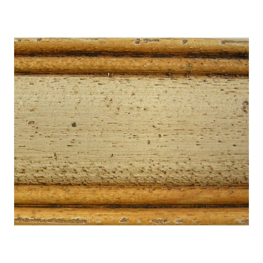 Epocantica Vetrina Alzata 3 Porte Avorio Decorata 156 cm