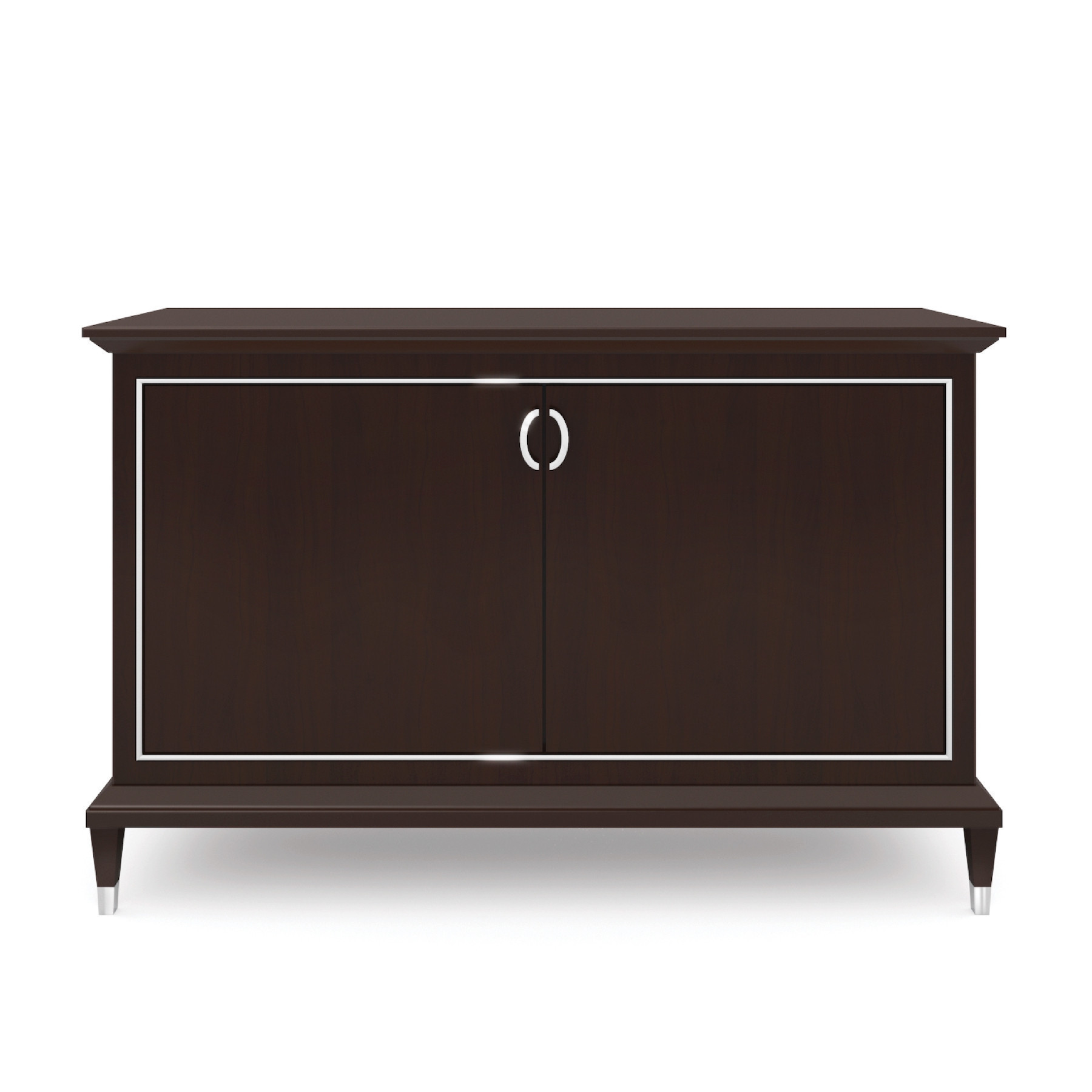 LCI Decora P0205 credenza 2 porte in cromo lucido