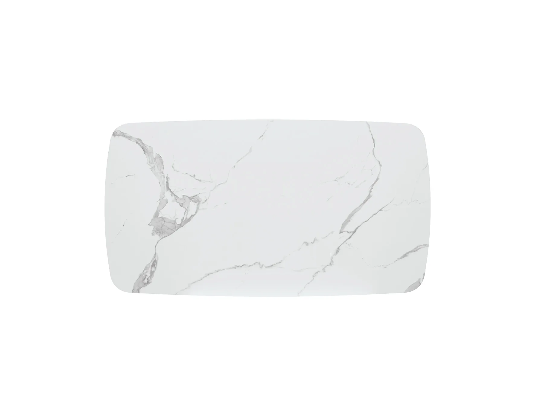 Epocantica Teresa tavolo allungabile ceramica bianco statuario noce