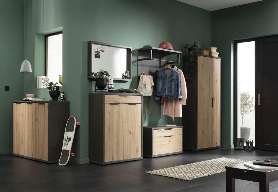 Composad Segno ingresso completo 6 mobili rovere mielato