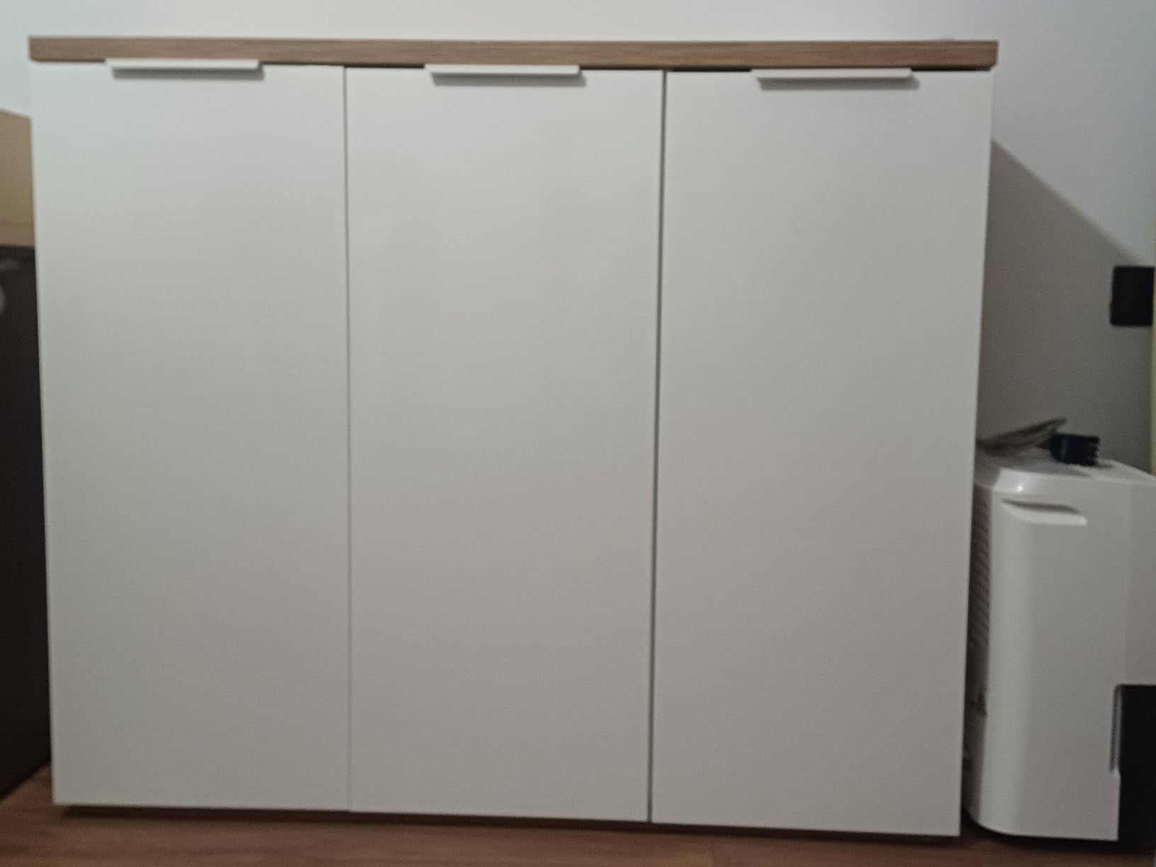 Composad Mundi Scarpiera 3 Ante Rovere Bianco 120 cm