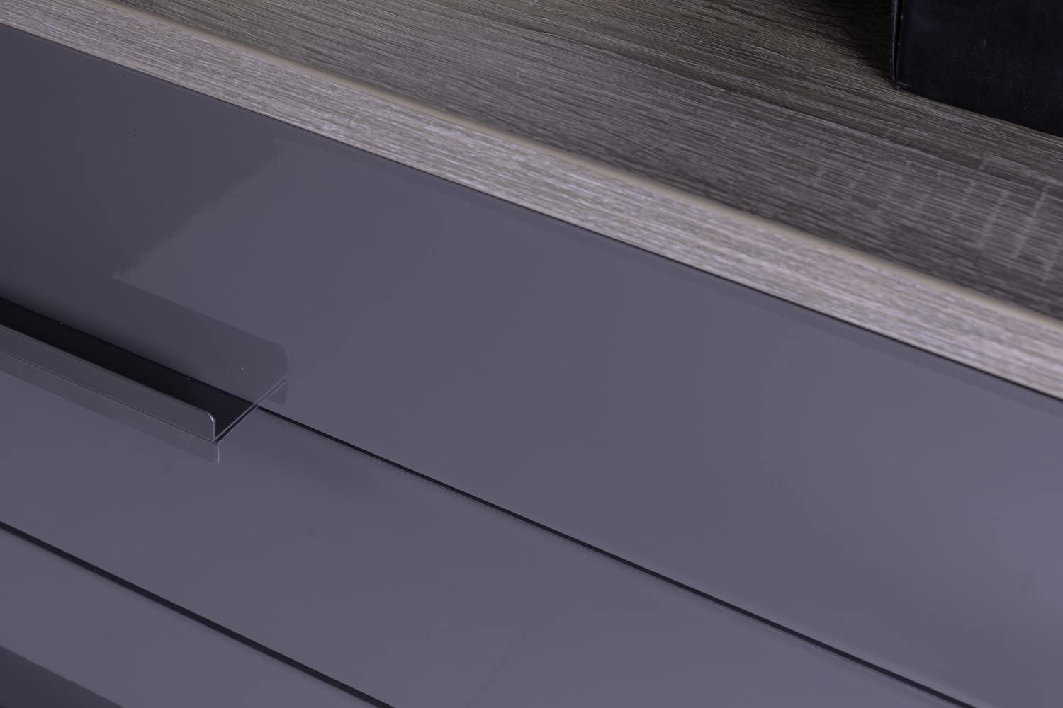 Composad cassettiera 4 cassetti e vano rovere e grigio