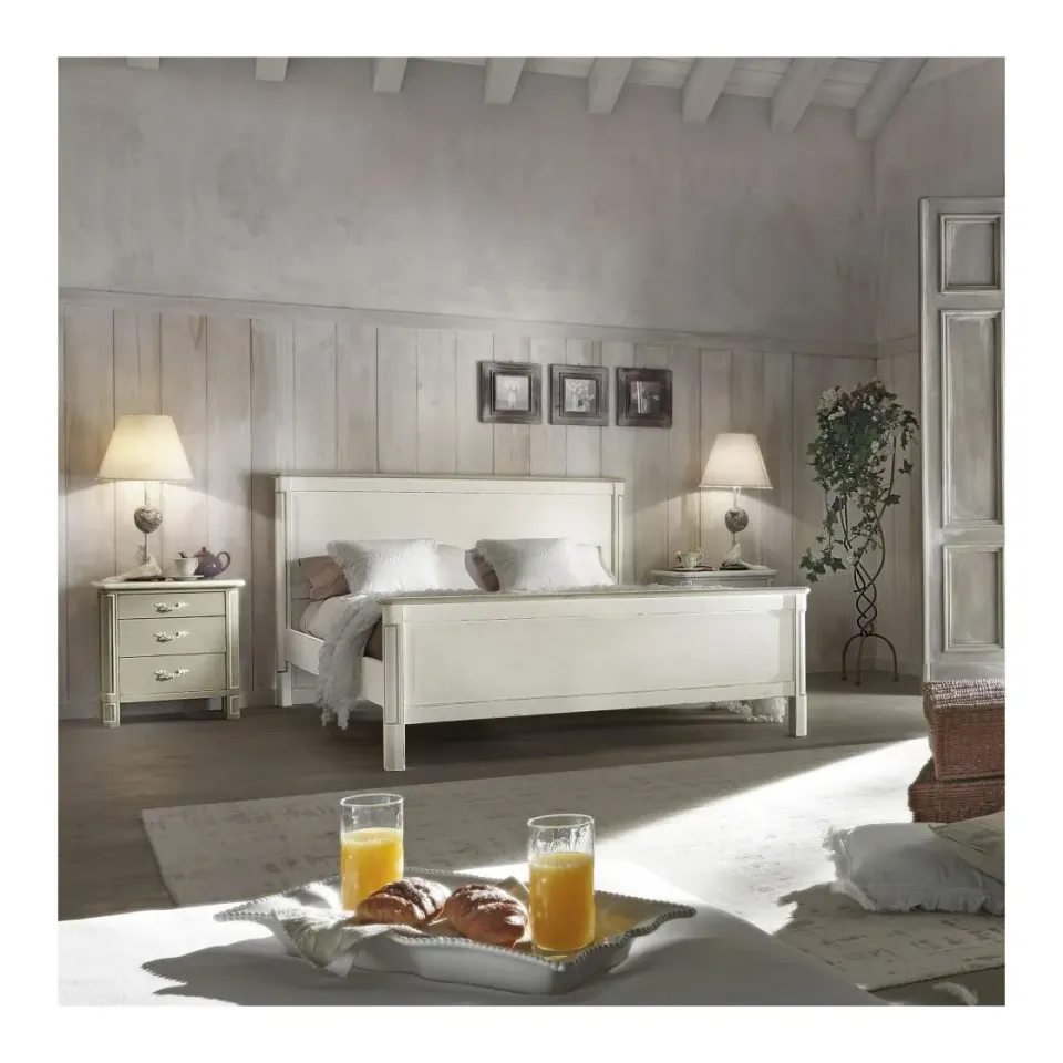 Epocantica Letto 1 Piazza e Mezza Classico Legno Massello 138 cm