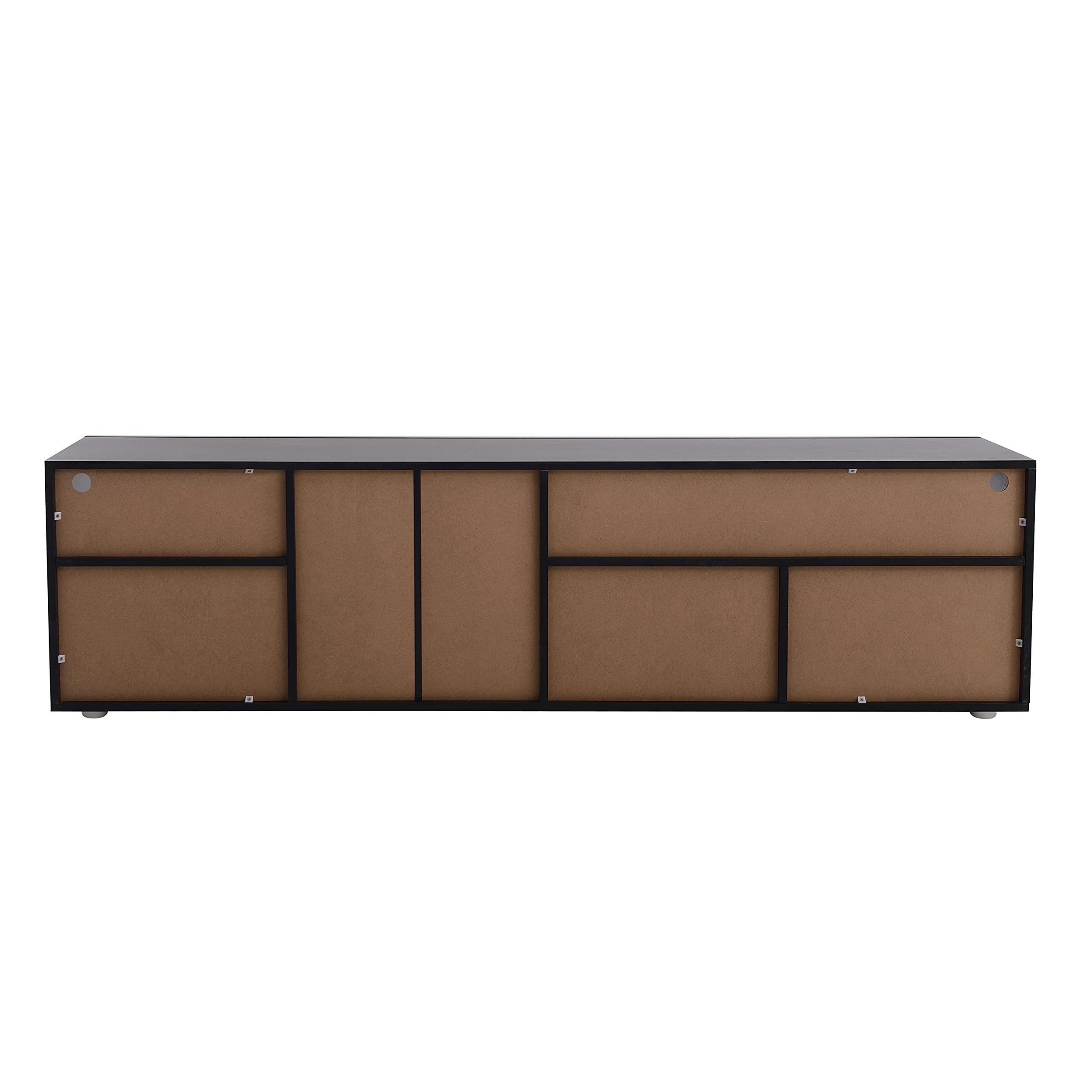 Dolamaní Mobile TV Nero 180 cm 3 Ante MDF Soggiorno