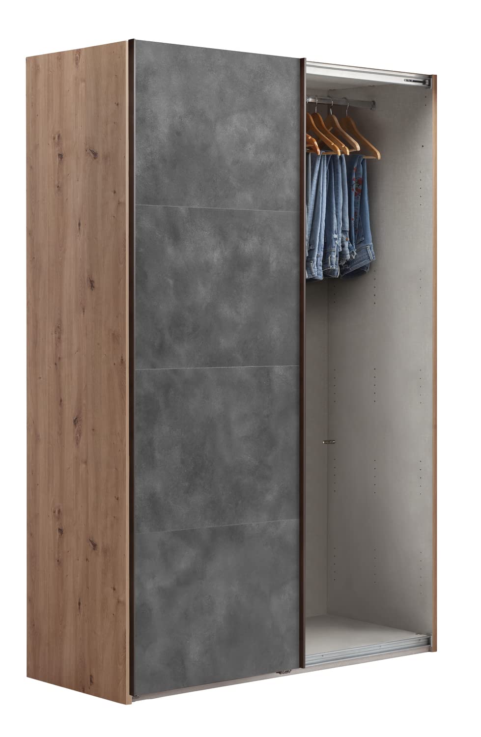 Composad Systema 150x223x67 armadio 2 ante scorrevoli rovere grigio