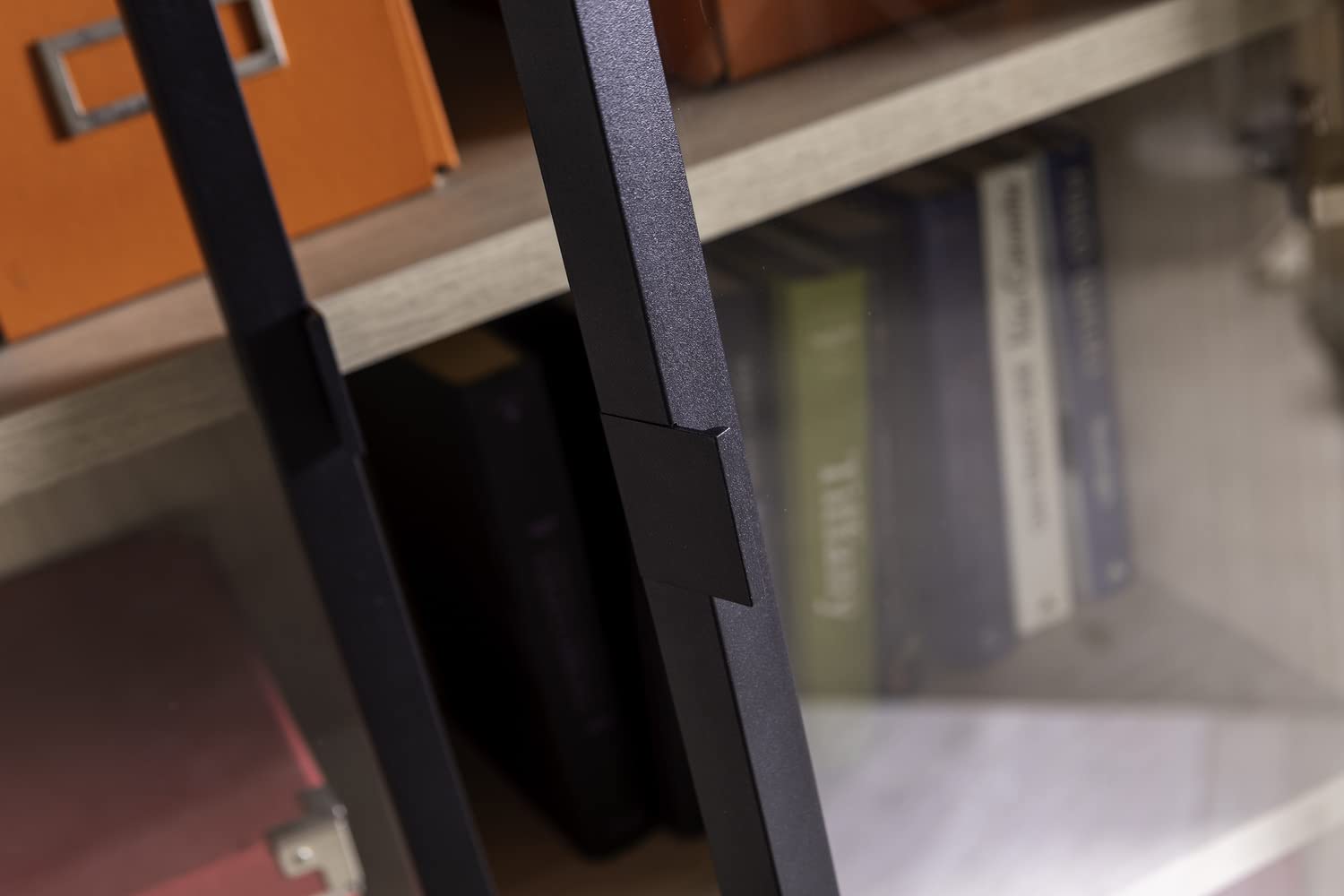 Composad DaVinci libreria alta 2 ante vetro rovere 81 cm